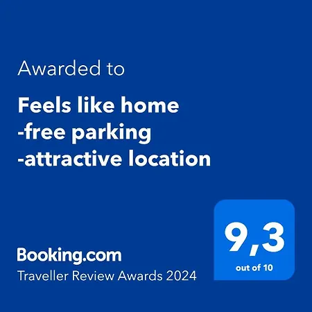 Feels Like -free Parking -attractive Location Apartament *